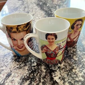 Anne Taintor Coffee Mugs-Set of 3